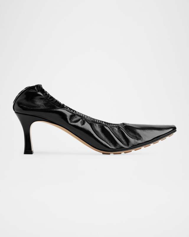 Sofia Elasticated Leather Pumps